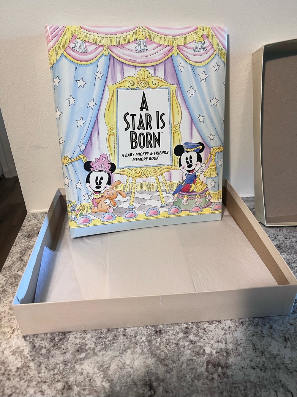 C.R. Gibson Vintage Disney ‘A Star is Born’ Baby Book by Baby Mickey & Co - Picture 3 of 16
